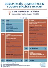 Samsun’da “Demokratik Cumhuriyetin Yolunu Birlikte Açmak” Konferansı Düzenlenecek