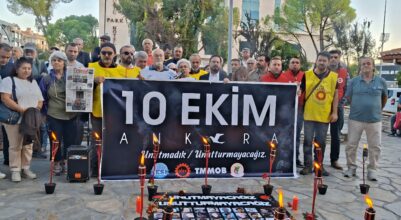 10 Ekim Ankara Gar Katliamı’nda Yaşamını Yitirenler Muğla’da Anıldı: “Acımız Dinmedi, Adalet Arayışımız Sürüyor” / Video