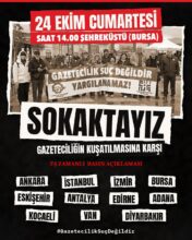 Basın Meslek Örgütlerinden 24 Ekim’de Ortak Eylem Çağrısı: “Sansüre Hayır! Habere Özgürlük!”