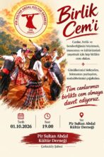 PSAKD Çerkezköy Şubesi’nden “Birlik Cemi”ne Çağrı