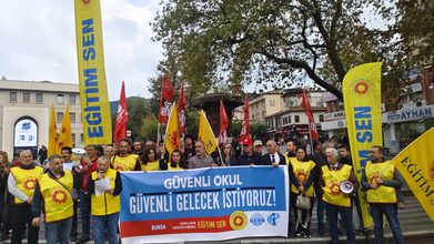 Bursa’da Eğitim Emekçilerinden Kitlesel Çağrı: “Okullarda Şiddeti Sona Erdirmek İçin Somut Adımlar Atılmalı”