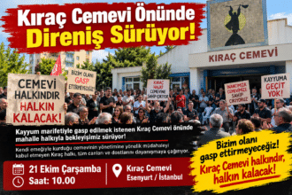 Kıraç Cemevi Önünde Direniş Sürüyor: “Cemevi Halkındır, Halkın Kalacak!”
