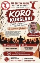 Pir Sultan Abdal Kültür Derneği Çeşme Şubesi’nde Koro Kursları Başlıyor