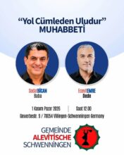 Almanya’da “Yol Cümleden Uludur” Muhabbeti: Sedat Biçan Baba ve Ecevit Emre Dede Canlarla Buluşacak