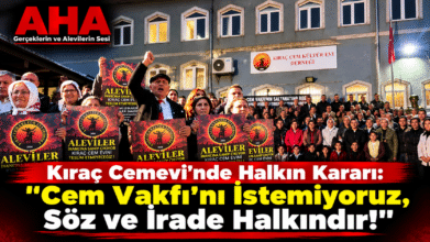 Kıraç Cemevi’nde Halkın Kararı: “Cem Vakfı’nı İstemiyoruz, Söz ve İrade Halkındır!”