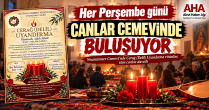 Neumünster Cemevi’nde Her Perşembe Canlar Bir Araya Geliyor: Çerağlar Hak ve Hakikat İçin Uyandırılıyor