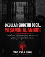 PSAKD Gençlik Meclisi’nden Turgutlu’daki Saldırıya Tepki: “Okullar Şiddetin Değil, Yaşamın Alanıdır”