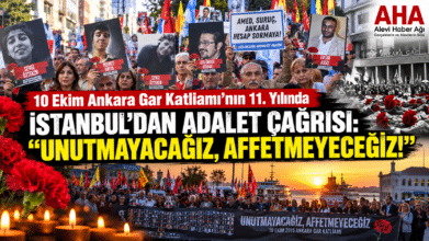 10 Ekim Ankara Gar Katliamı’nın 11. Yılında Kadıköy’den Adalet Çağrısı: “Unutmayacağız, Affetmeyeceğiz!”