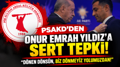 PSAKD’den Çiğli Belediye Başkanı Onur Emrah Yıldız’a Sert Tepki: “Dönen Dönsün, Biz Dönmeyiz Yolumuzdan”