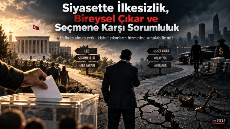 Siyasette İlkesizlik, Bireysel Çıkar ve Seçmene Karşı Sorumluluk