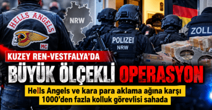 Kuzey Ren-Vestfalya’da Organize Suç Operasyonu