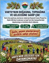 Varto’da Jeotermal Projesine Karşı Doğayı Koruma Çağrısı: VADEF Halkı Bilirkişi Keşfine Davet Etti